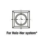 Square knives Nr.03 For Holz-Her System